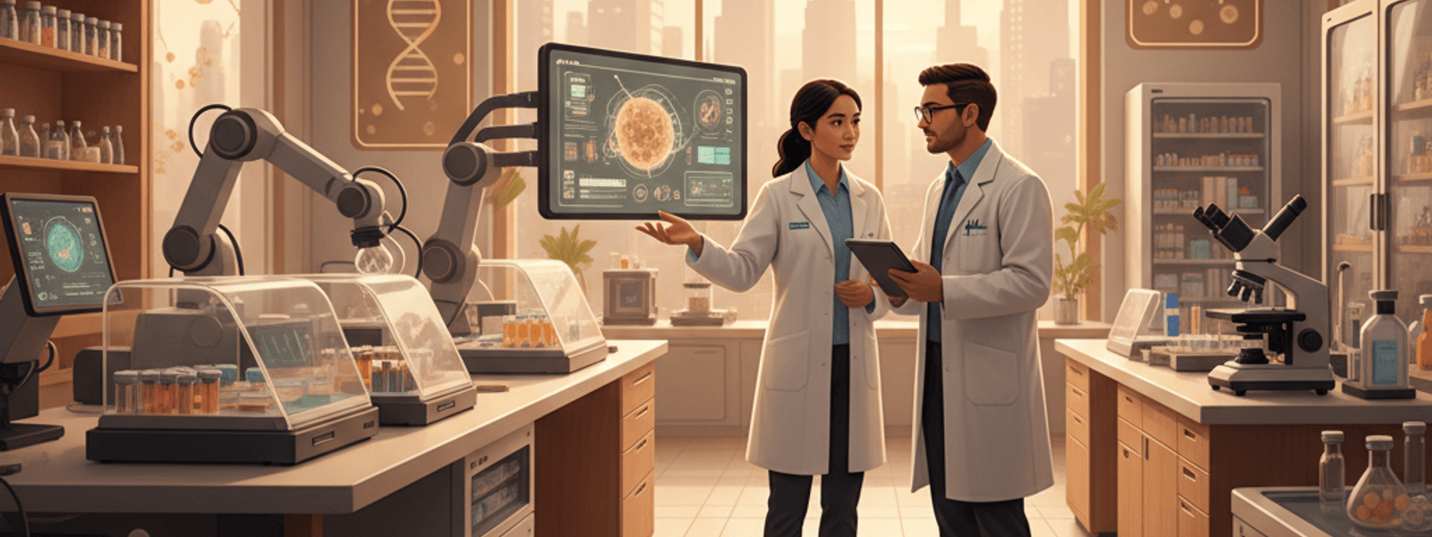 Modern diagnostic laboratory